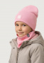 Комплект шапка и снуд 12л22826 розовый от производителя NIKASTYLE