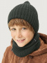 Комплект шапка и снуд 12м21526 хаки от производителя NIKASTYLE