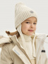 Комплект шапка и манишка  12з16025 молоко от производителя NIKASTYLE