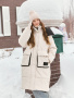 Пальто 6з5026 сливочный от производителя NIKASTYLE