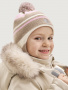 Шапка 11з15425 беж/светло-розовый от производителя NIKASTYLE