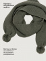 Шарф 17з51426 хаки от производителя NIKASTYLE
