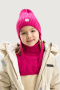 Комплект шапка и манишка  12з16025 фуксия от производителя NIKASTYLE