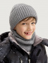 Комплект шапка и снуд  12з16525 серый от производителя NIKASTYLE