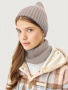Комплект шапка и снуд 12м21426 какао от производителя NIKASTYLE