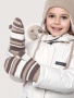 Варежки 14з17025 кофе/молоко от производителя NIKASTYLE