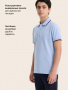 Рубашка-поло 4ш72126 голубой от производителя NIKASTYLE